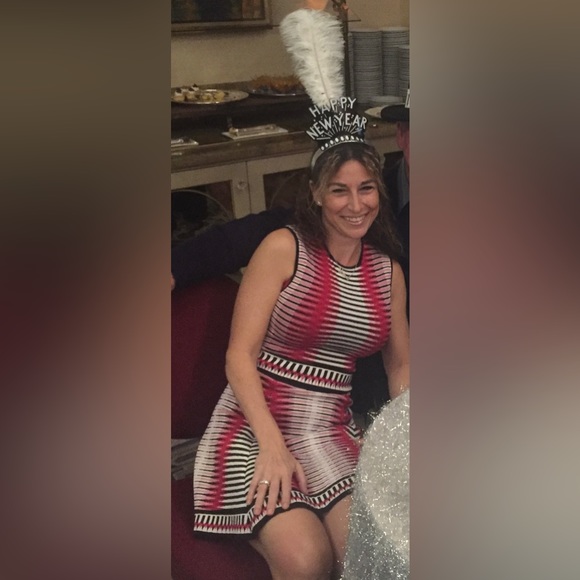 Black and red Ronny Kobo dress 👗 size extra small - Picture 2 of 8